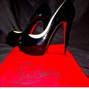 Louboutin Lady Peeps 150mm